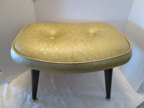 Vintage mcm ottoman tufted - mcm,